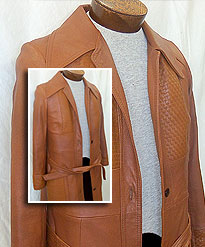 Leather Long Coat  repair rate